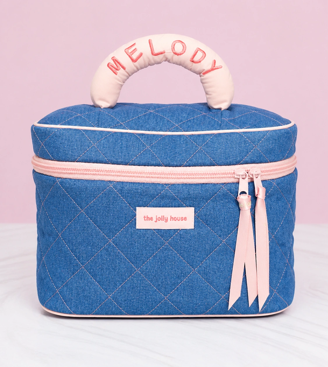 Kit de Cosmetiqueras Azules x3 The Jolly House