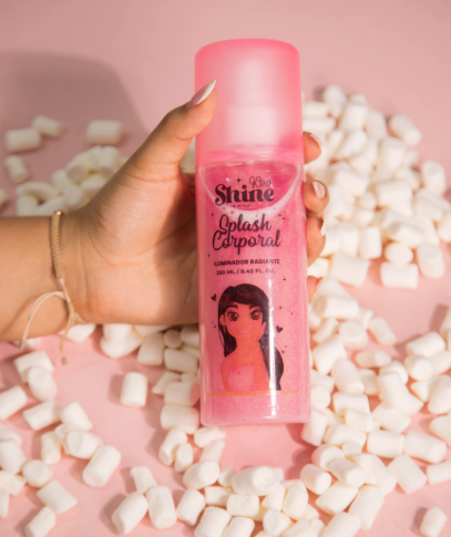 splash corporal Rosado Glow Shine By Yaja