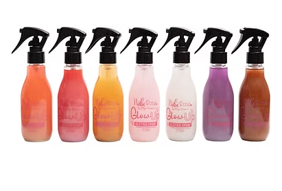 Glitter Spray Glow Up Nube Rosa