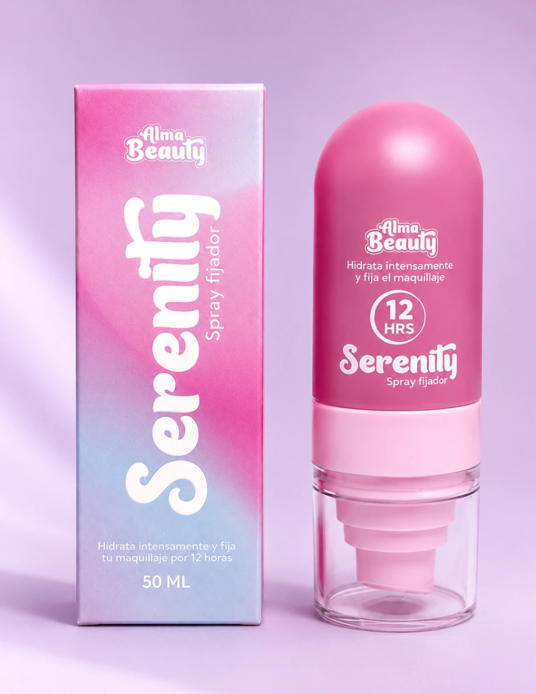 Fijador Hidratante 12 Horas Serenity Alma Beauty
