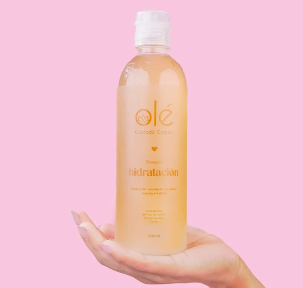 Shampoo Hidrtación Coco, Canela y Miel Olé Capilar