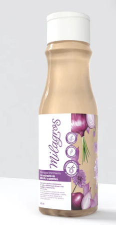 Shampoo Crecimiento Con Extracto de Cebolla y Péptidos Milagros