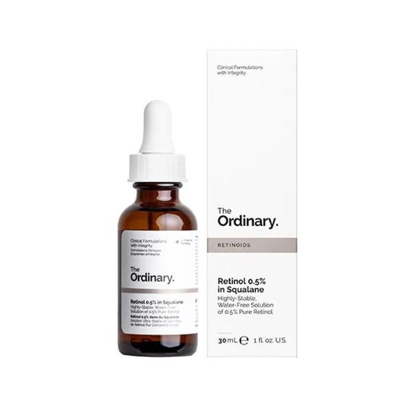 Tratamiento de Retinol y Escualano Retinol 0.5% in Squalane The Ordinary