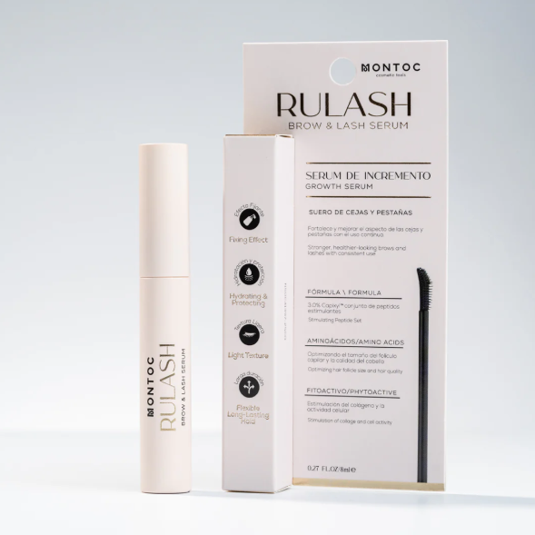 Rulash Brow & Lash Serum Fijador y Fortalecedor Cejas y Pestañas Montoc