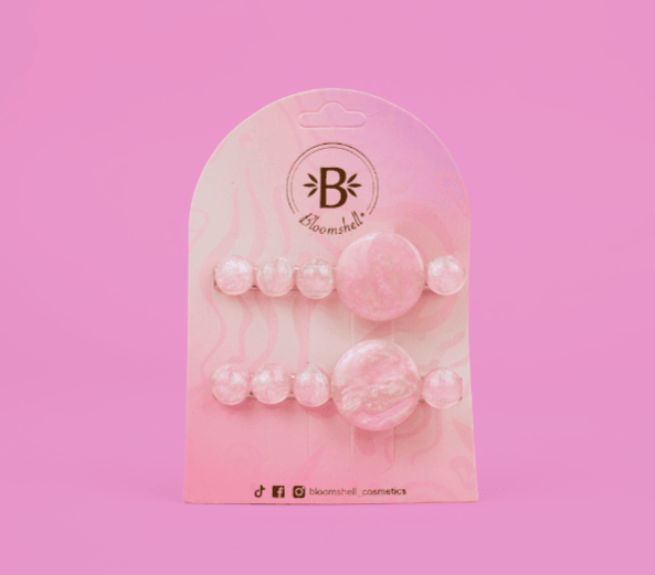 Hebillas x2 Bloom Pearl Bloomshell