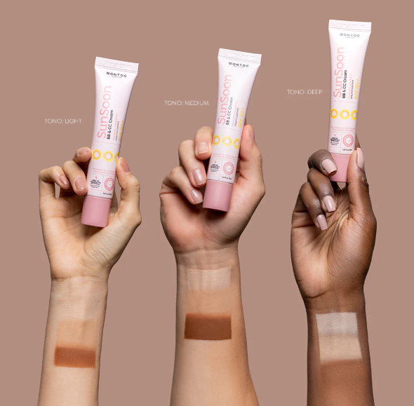Sunsoon – BB & CC cream SPF 50+ con Pigmento Adaptativo Montoc