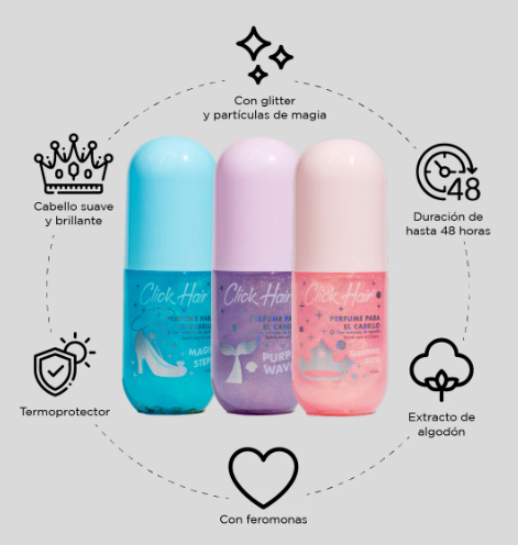 Perfume Capilar Princesas Click Hair