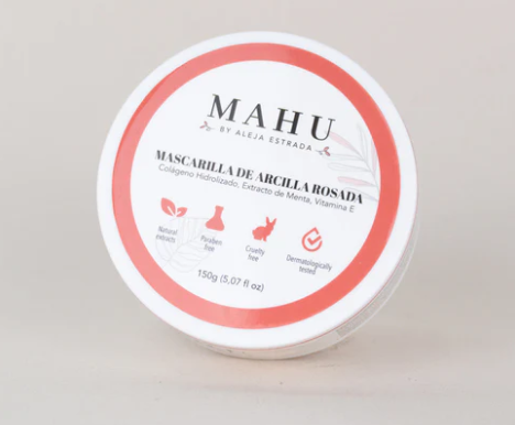 Mascarilla De Arcilla Rosada Mahu