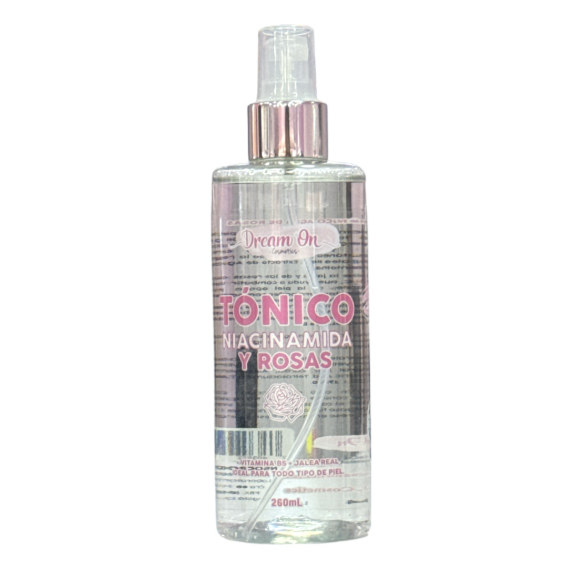 Tonico Facial Niacinamida y Rosas Dream On Cosmetics