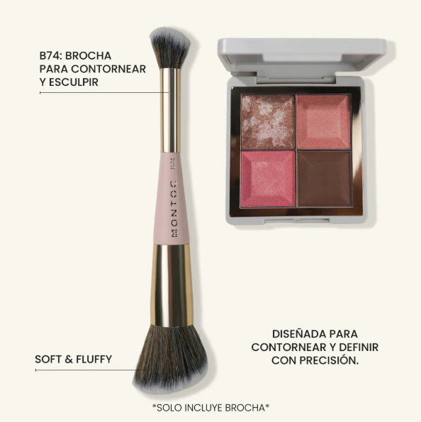 Brocha B74 Individual Doble Humide Sculpting Brush Montoc