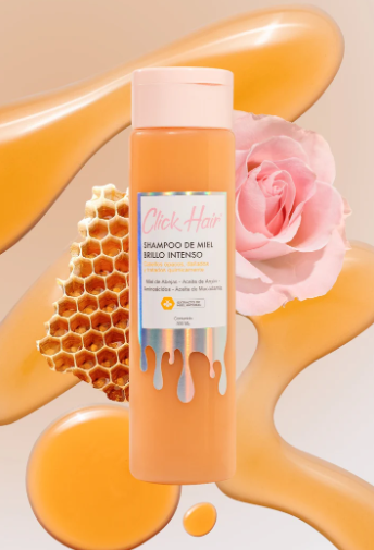 Shampoo de Miel Brillo Intenso Click Hair