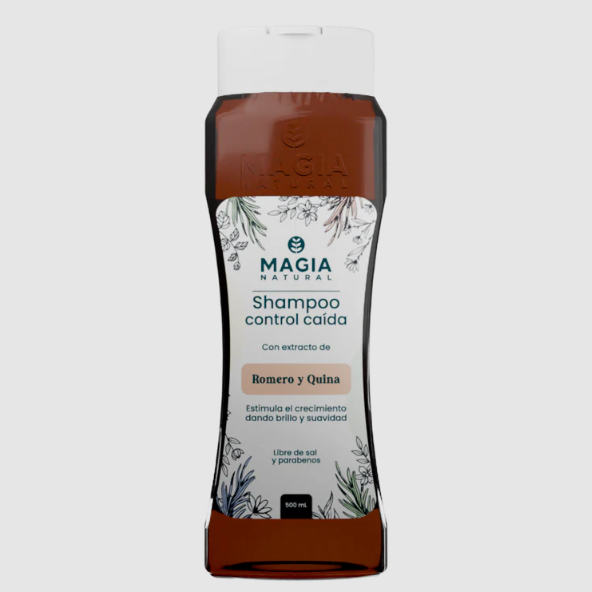 Shampoo Estimulante de Crecimiento con Romero y Quina Magia Natural
