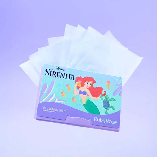 Papelitos Faciales Antigrasa La Sirenita Ruby Rose