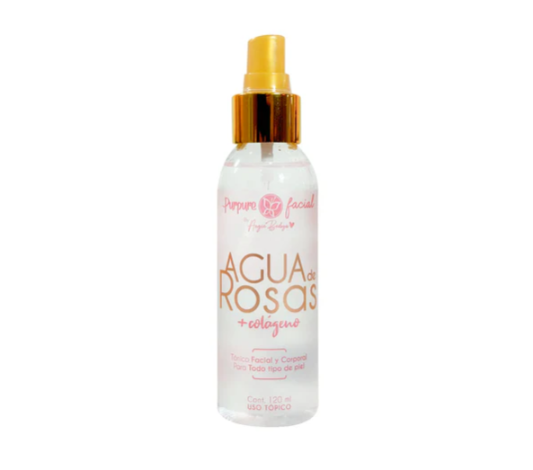 Tonico Facial Agua de rosas 120ml Mini Purpure