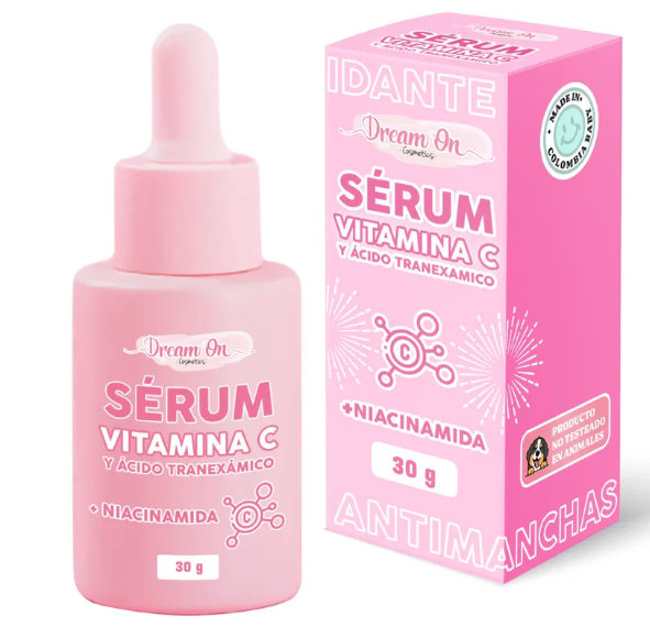 Serum de Vitamina C con Niacinamida y Ácido Tranexámico Dream On Cosmetics