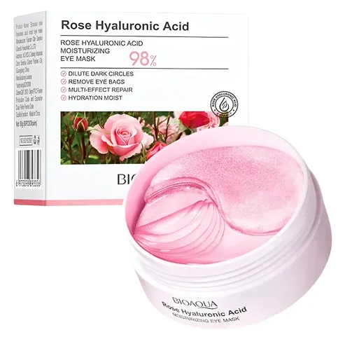 Parches de Hidrogel con Rosas y Acido Hialurónico Bioaqua