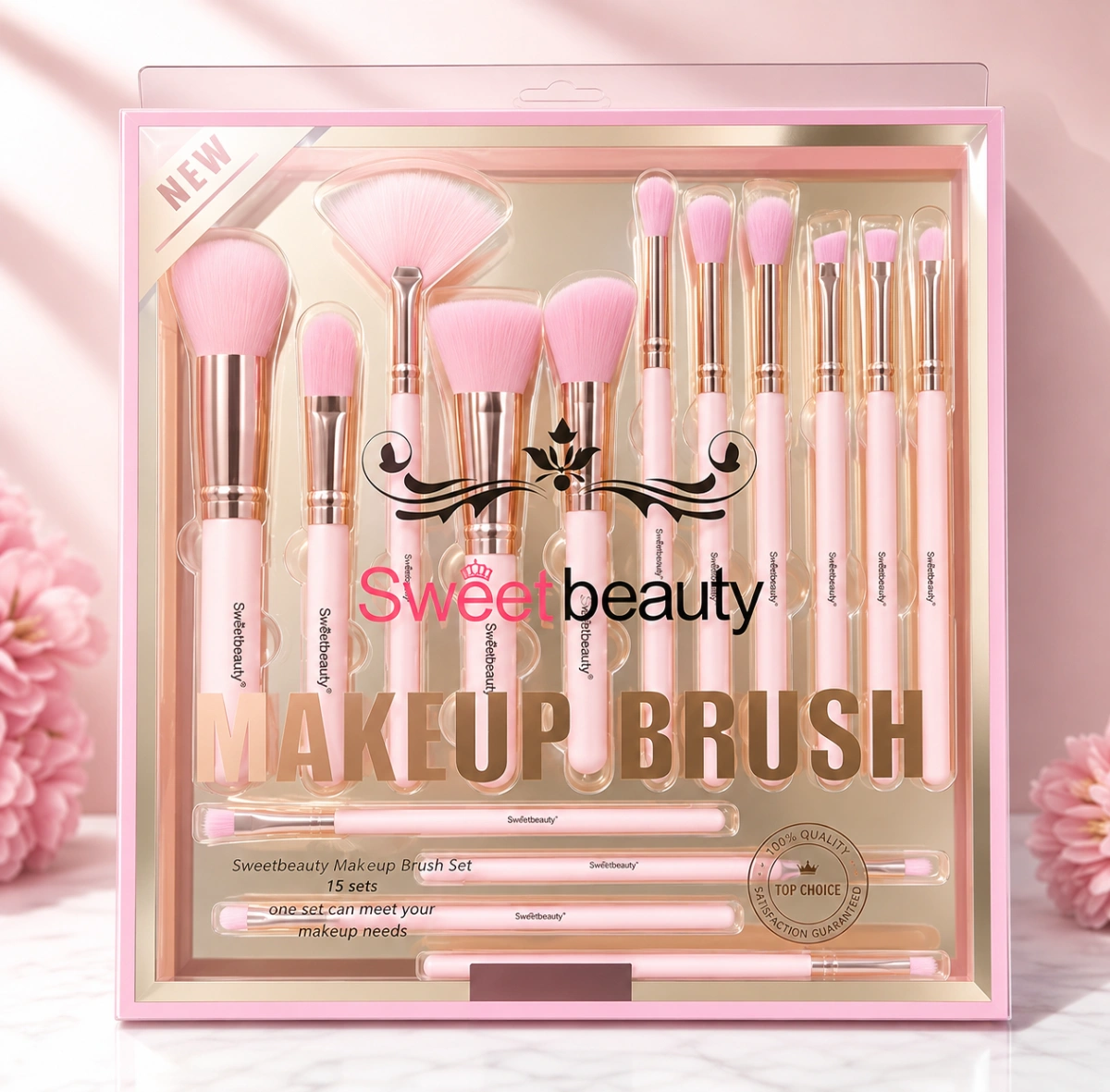 Kit de Brochas x15 Sweet Beauty