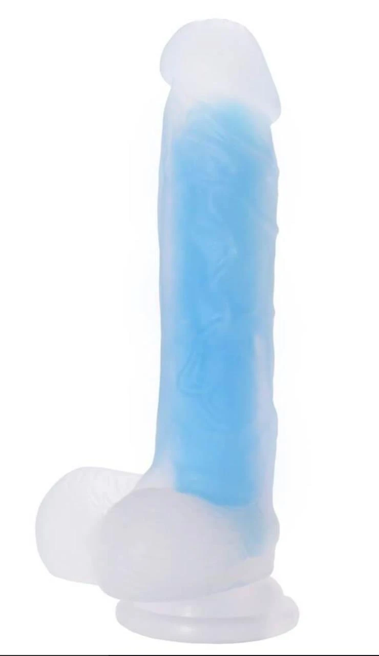 Dildo realista que Brillan en la oscuridad
