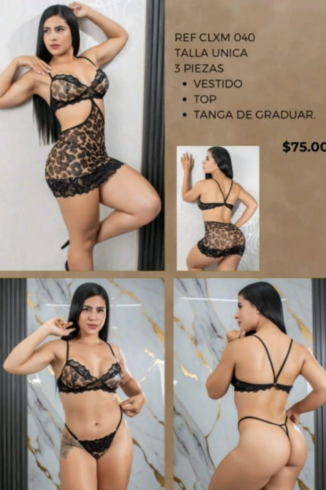 Babydoll animal print
