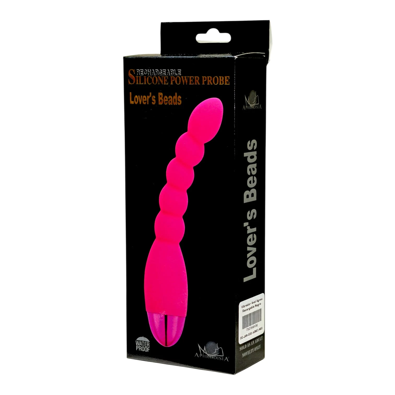 Vibrador Anal Agnes Recargable Negro