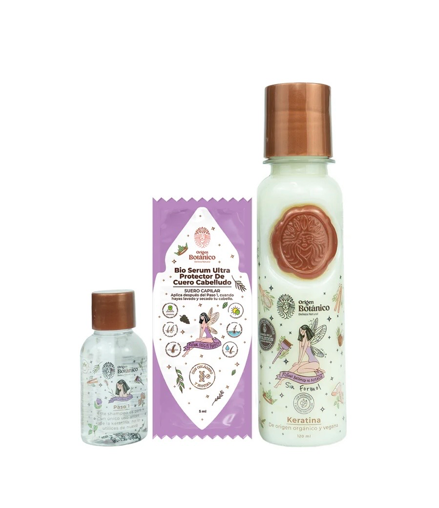 KIT DE KERATINA 120 ML RITUAL BOTÁNICO