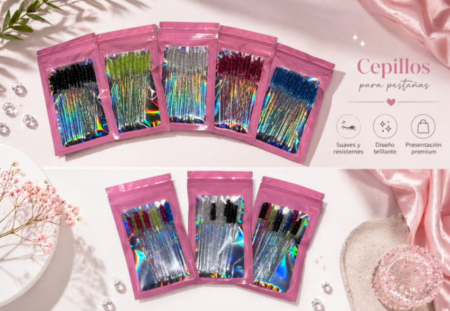 CEPILLOS PARA PESTAÑAS - PACK X20 SURTIDO