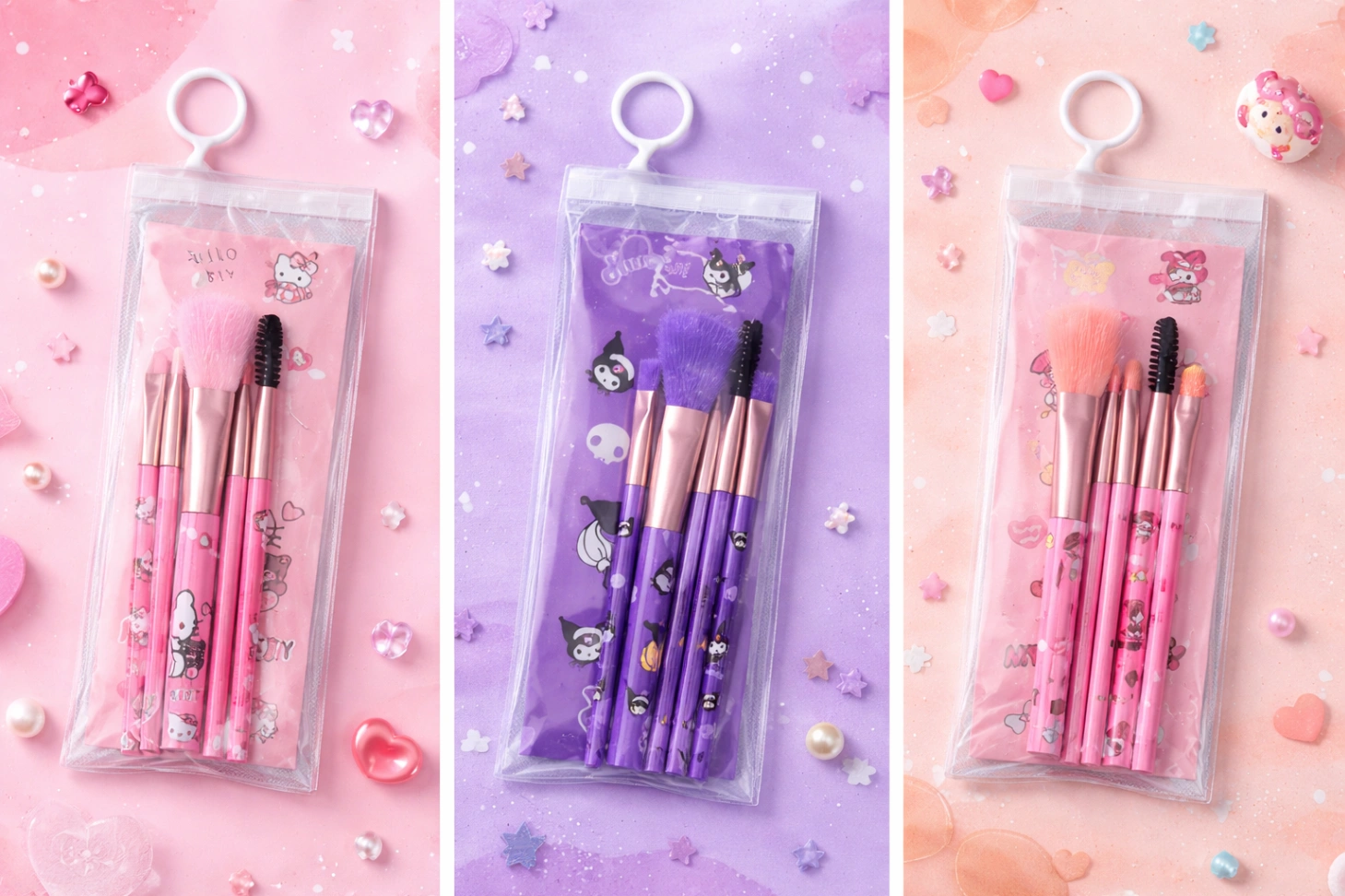 KIT BROCHAS CON DISEÑO X5