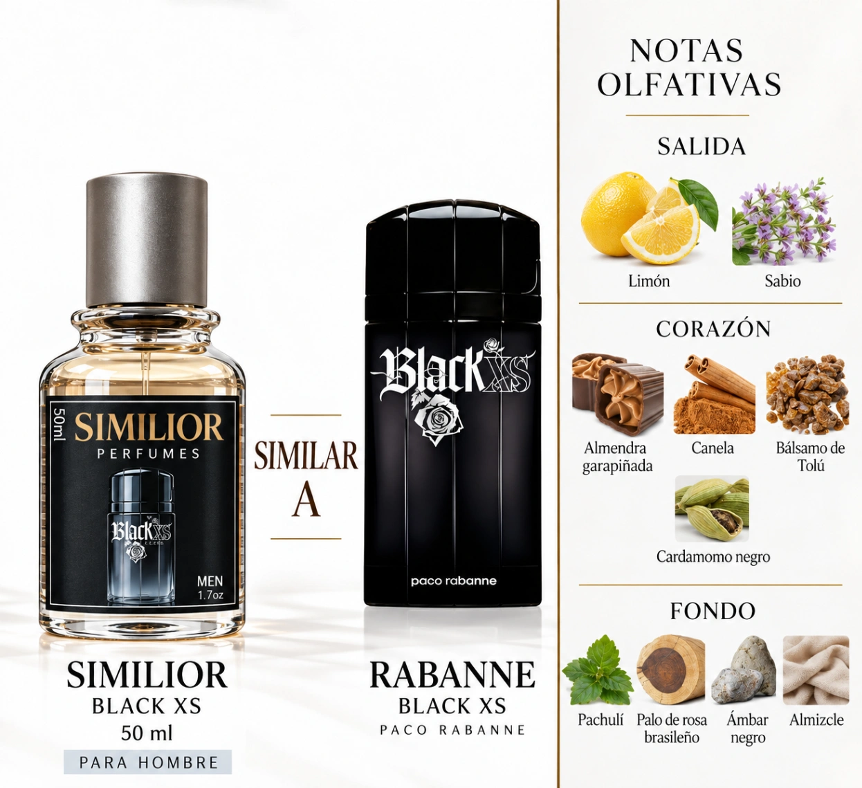 Black XS Rabanne para Hombres