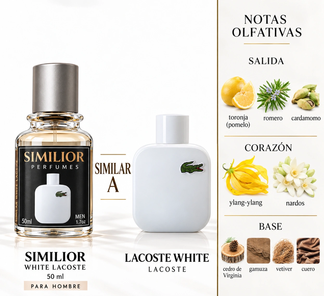 Eau de Lacoste L.12.12. White Lacoste Fragrances para Hombres
