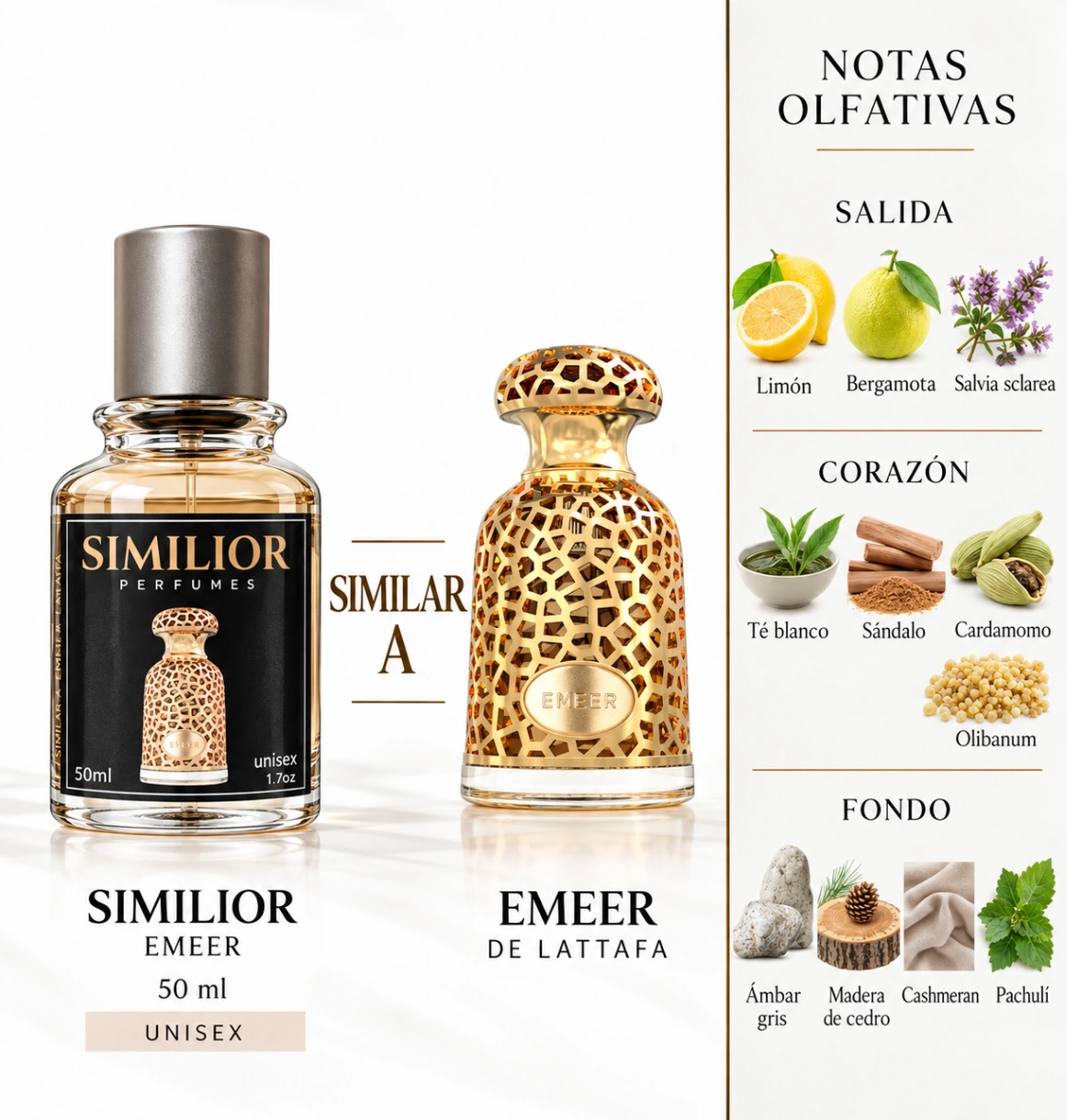 Emeer Lattafa Perfumes para Hombres y Mujere