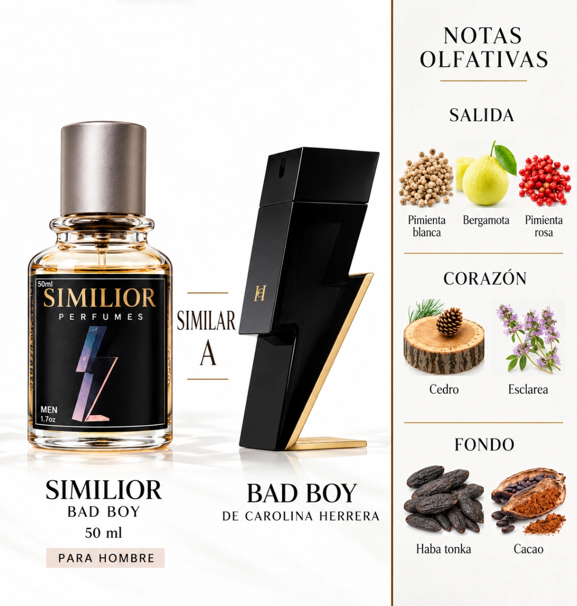 Bad Boy Carolina Herrera para Hombres