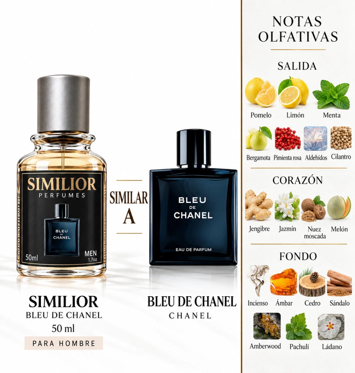 Bleu de Chanel Eau de Parfum Chanel para Hombres