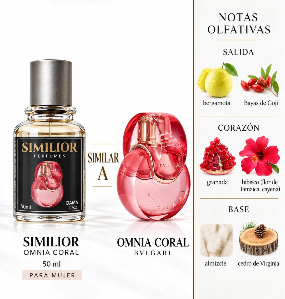 Omnia Coral Bvlgari para Mujeres