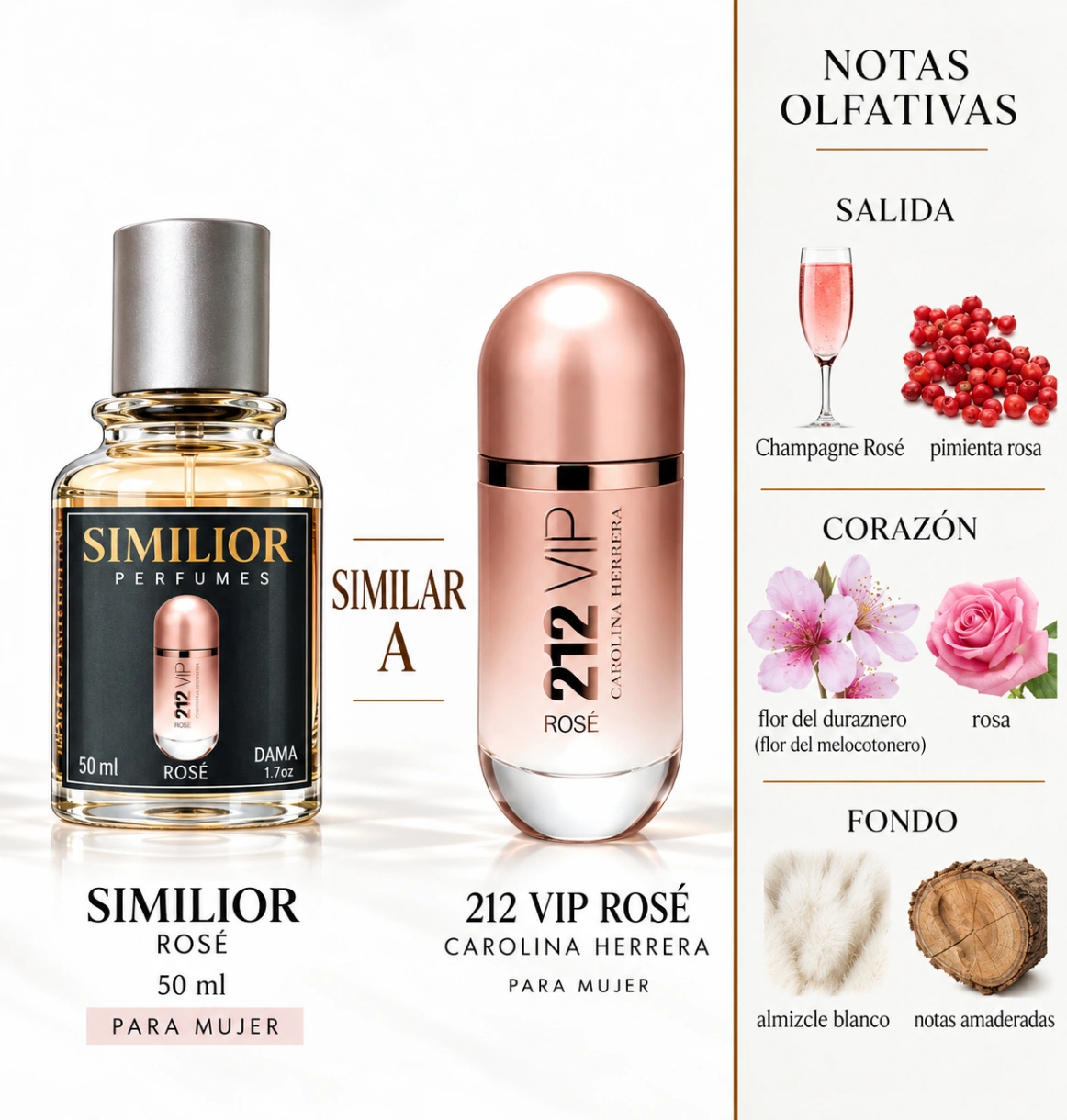 212 VIP Rosé Carolina Herrera para Mujeres