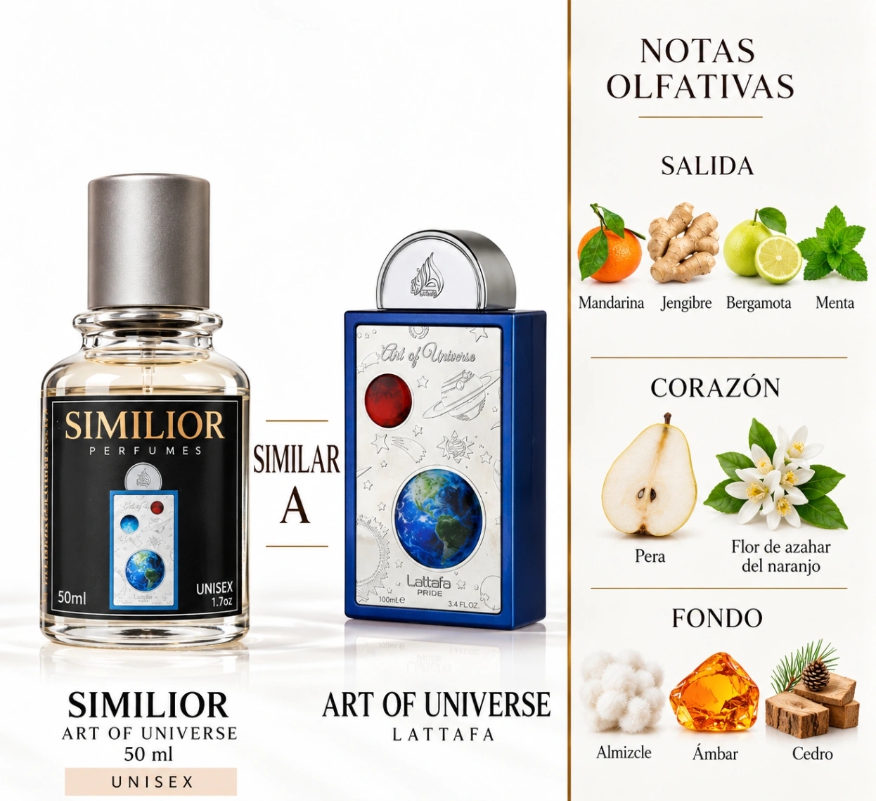 Art Of Universe Lattafa Perfumes para Hombres y Mujeres