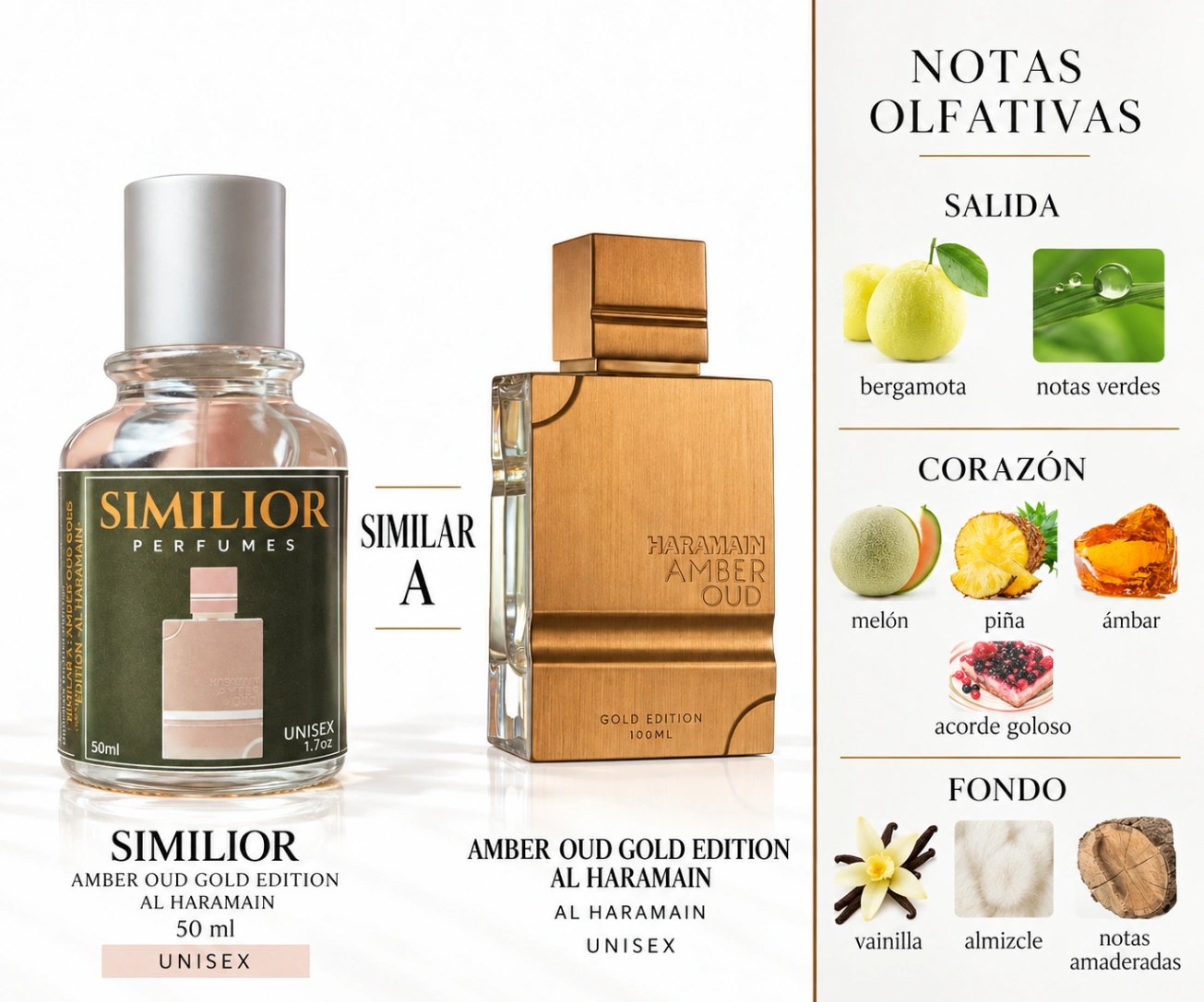 Amber Oud Gold Edition Al Haramain Perfumes para Hombres y Mujeres