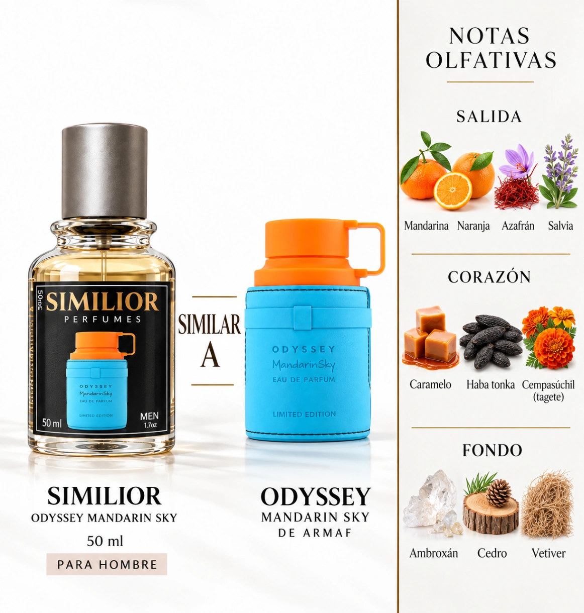 Odyssey Mandarin Sky Armaf para hombres y mujeres