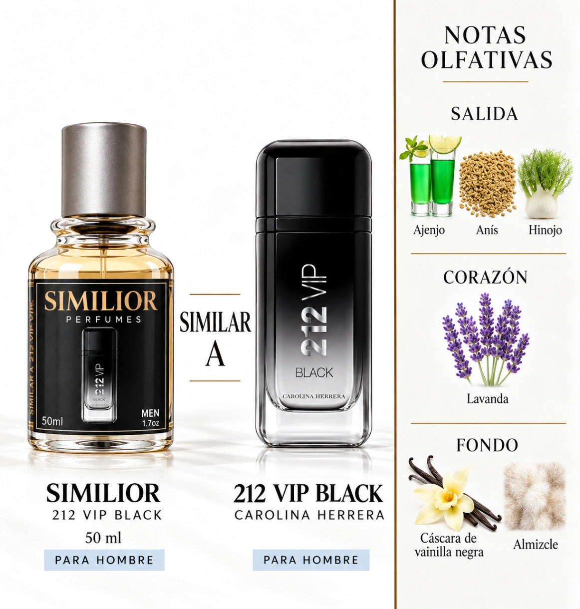212 VIP Black Carolina Herrera para Hombres