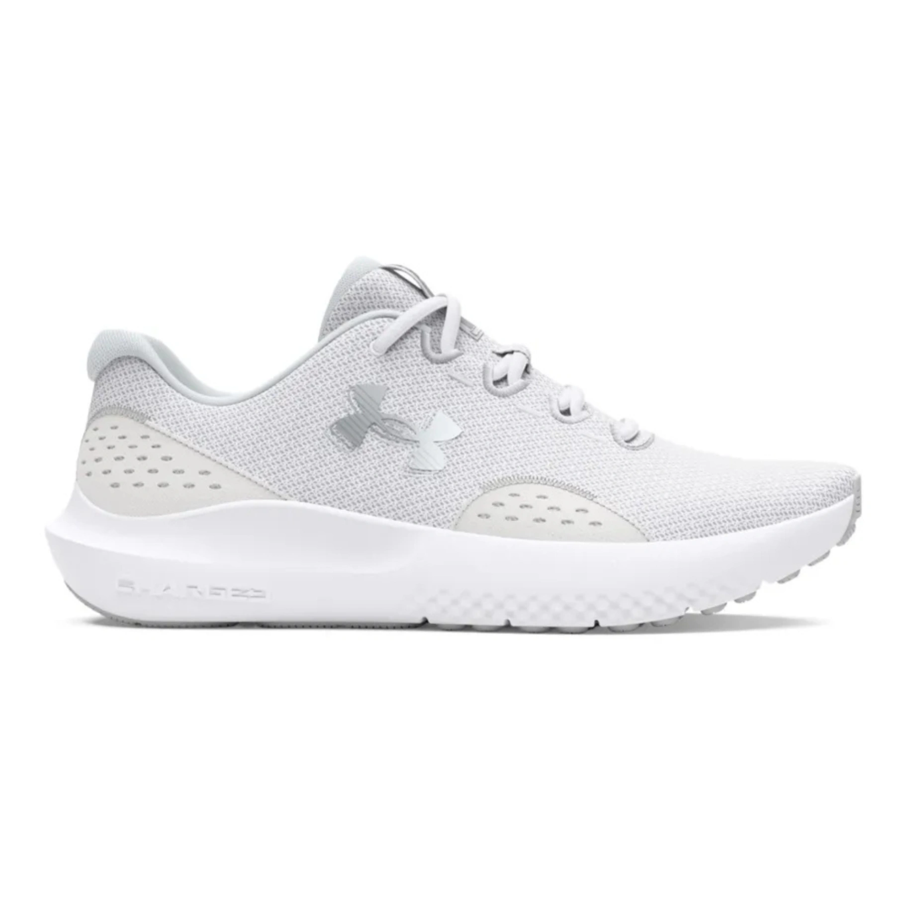 UA W Charged Surge 4 / blanco/gris / mujer