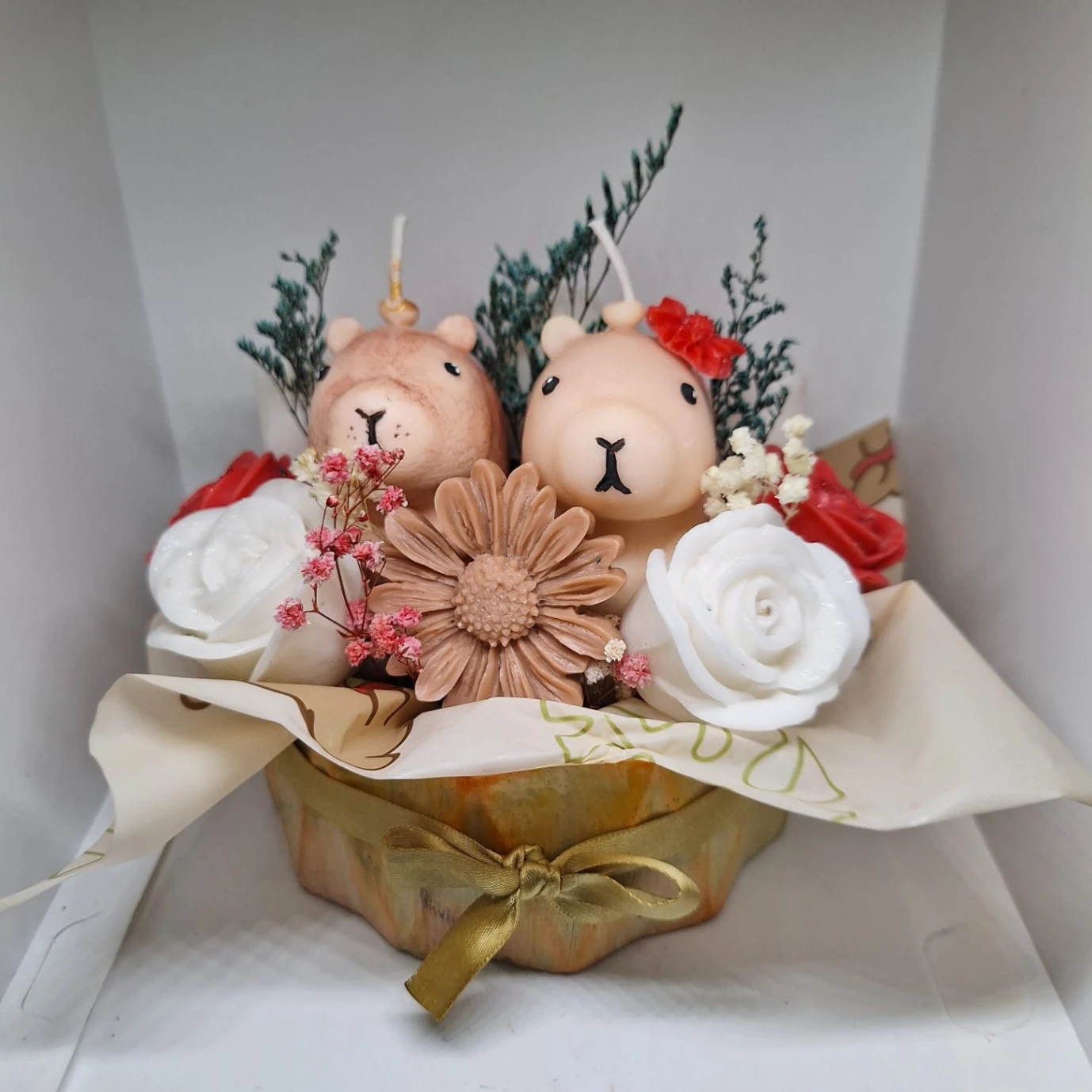 bouquet candle