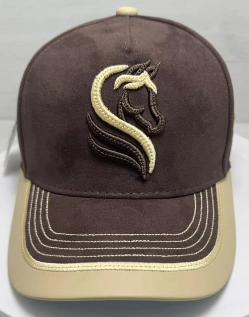 GORRA AGROPECUARIA GAMUZA CABALLO CAFE-BEIGE