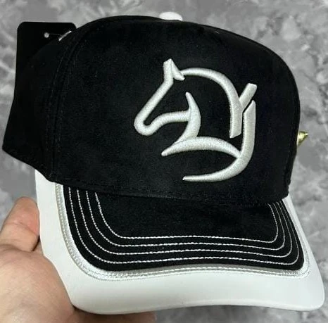 GORRA AGROPECUARIA GAMUZA YJ NEGRO-BLANCO