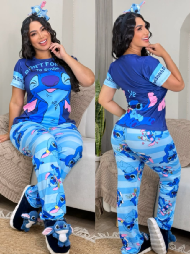 Pantalón camiseta Stitch