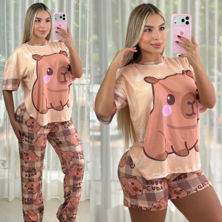 3 piezas capibara✨