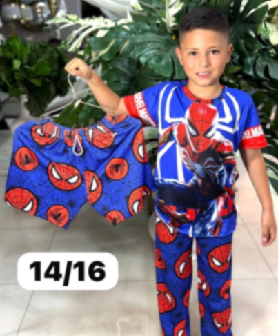 Pijama niño 3 piezas Spiderman
