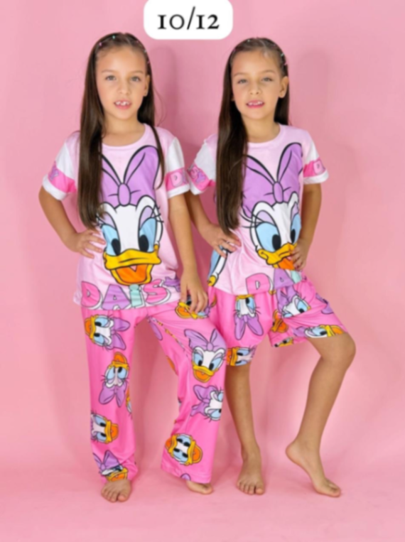 Pijama niña 3 piezas pata daisy