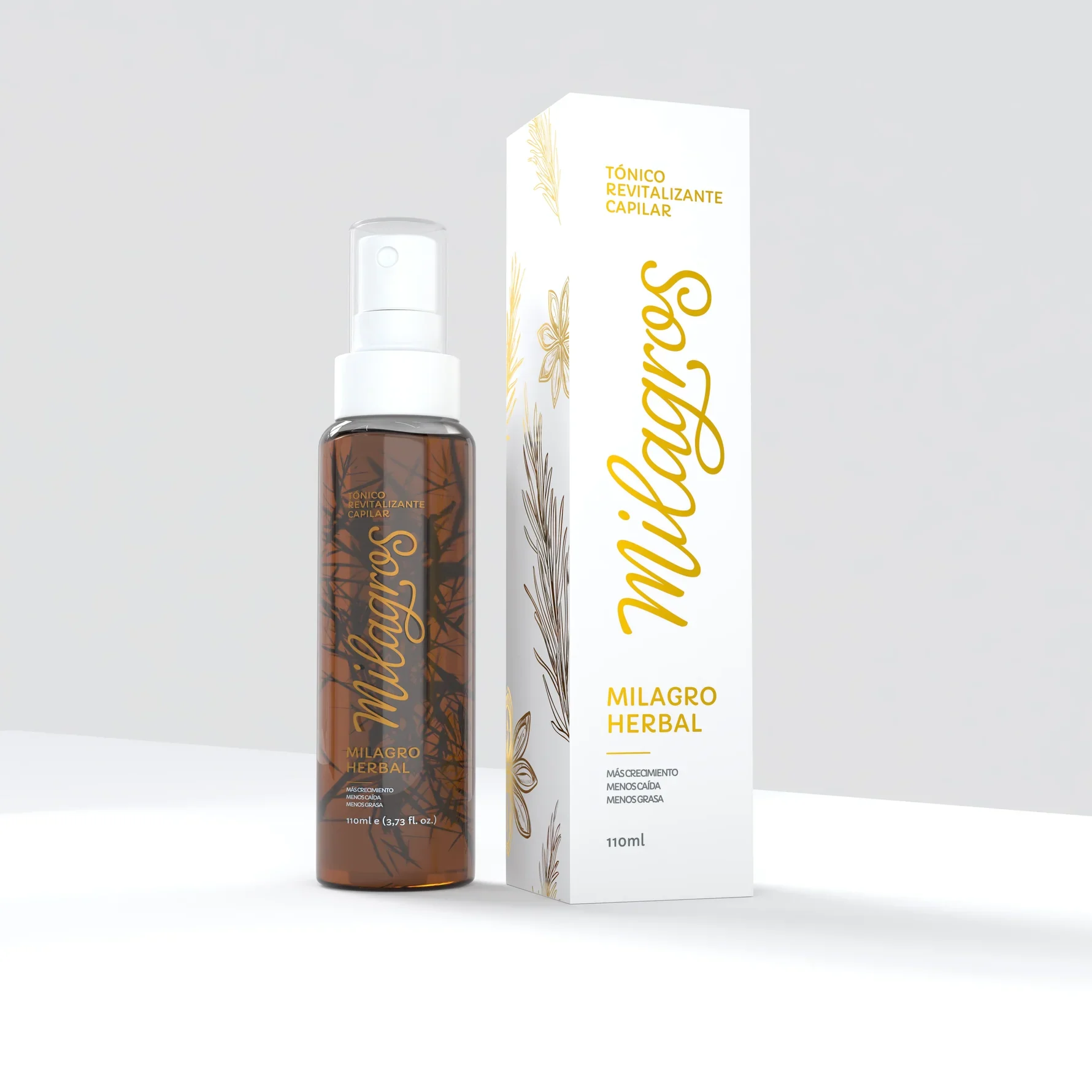 TONICO CAPILAR DE ROMERO MILAGRO HERBAL MILAGROS 110ML