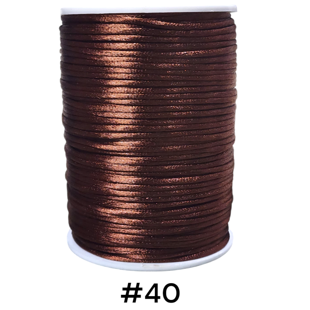 CORDON CEDA 2MM X144 YARDAS CAFE OSCURO #40