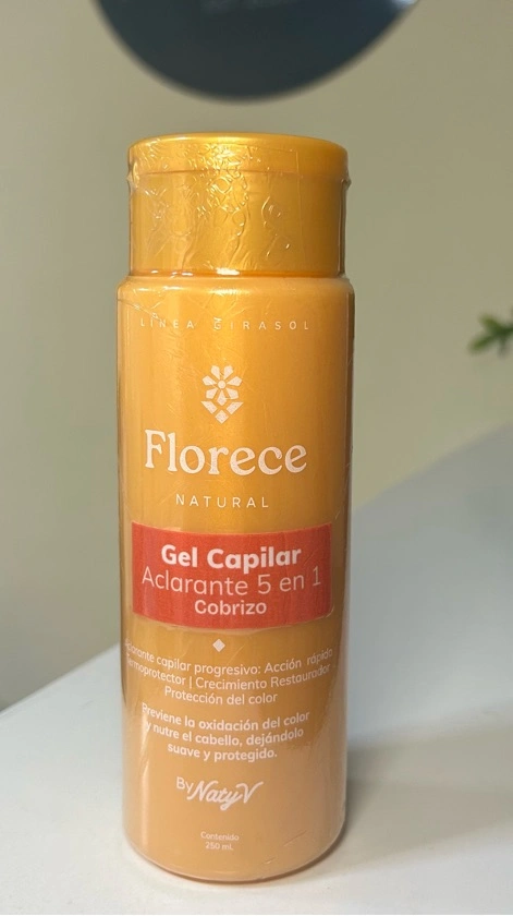 Gel Crema Aclarante Capilar 5 en 1 Cobrizo – Florece Natural
