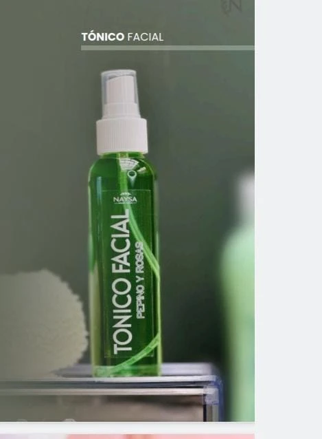 TÓNICO FACIAL ROSAS Y PEPINO 120 ML